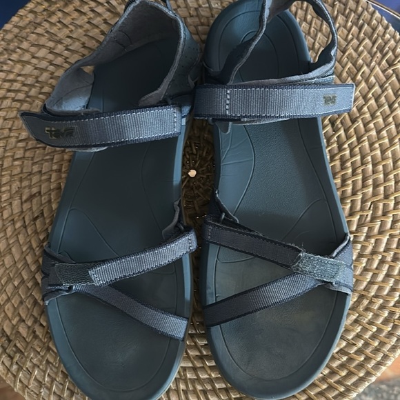 Women’s Tiva Blue Mirage Velcro Strap Active Sport Hiking Water Sandals Size 10 - Picture 5 of 6
